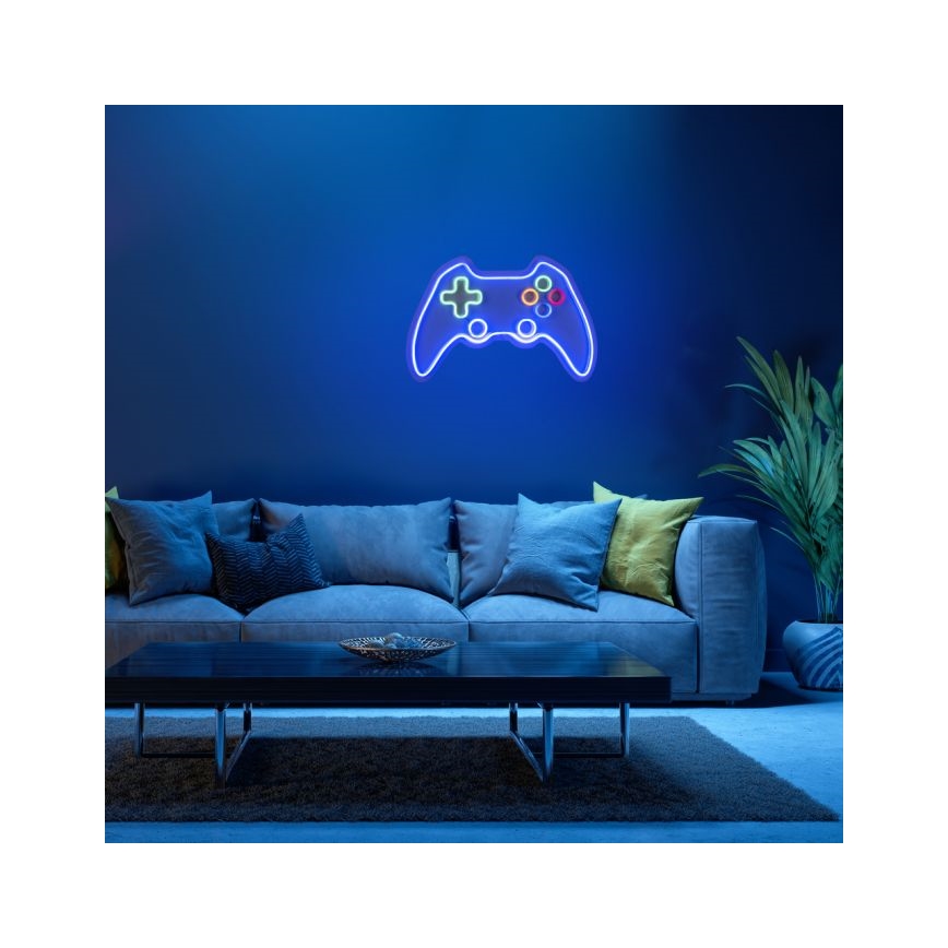 JUST LIGHT. 85022-70 - LED Неонова декорация за стена NEON 1xLED/6,5W/5V gamer