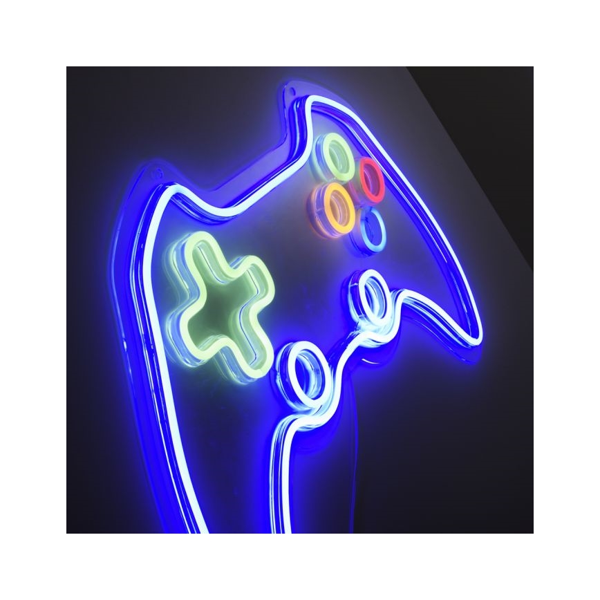 JUST LIGHT. 85022-70 - LED Неонова декорация за стена NEON 1xLED/6,5W/5V gamer