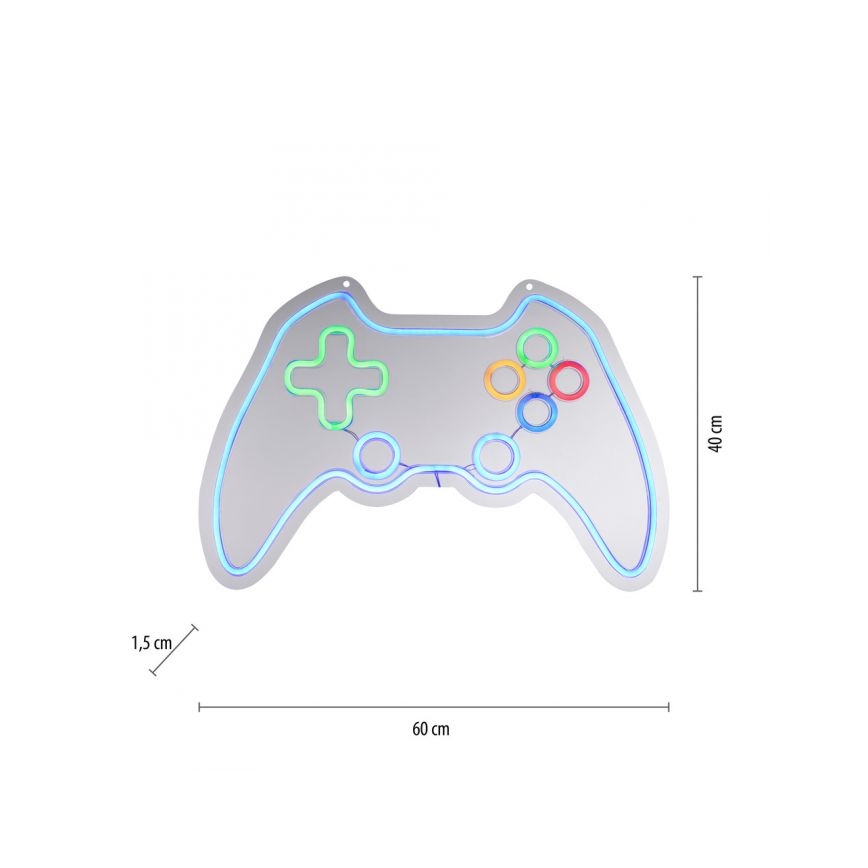 JUST LIGHT. 85022-70 - LED неонова стенна декорация NEON LED/6,5W/5V геймър