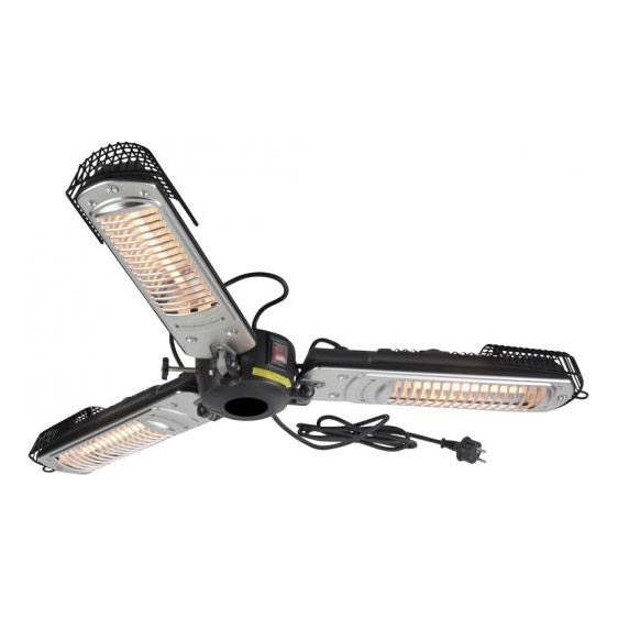 JUST LIGHT. 99513-18 - Екстериорен подгряващ елемент GLOW 3x650W/1300W/2000W/230V IP34