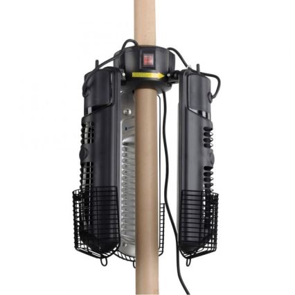 JUST LIGHT. 99513-18 - Екстериорен подгряващ елемент GLOW 3x650W/1300W/2000W/230V IP34
