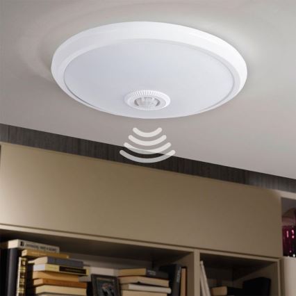 LED плафониера със сензор LED/14W/230V 4000K
