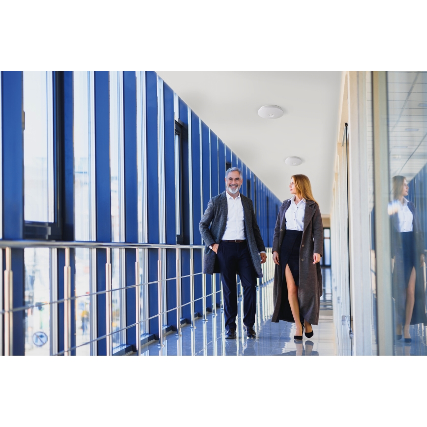 LED плафон със сензор за движение и за сумрак FOGLER LED/12W/230V, Ø 28 см