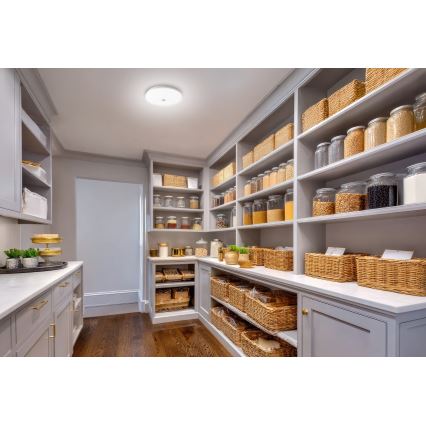 LED таванно осветително тяло със сензор за движение и сумрак FOGLER LED/17W/230V, Ø 33 см