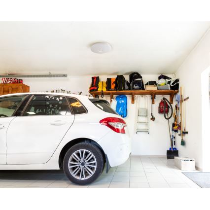 LED таванно осветително тяло със сензор за движение и здрач FOGLER LED/24W/230V Ø 38 см