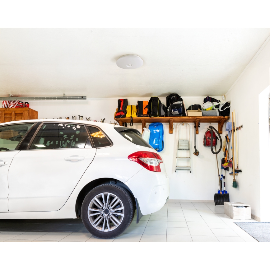 LED таванно осветително тяло със сензор за движение и здрач FOGLER LED/24W/230V Ø 38 см