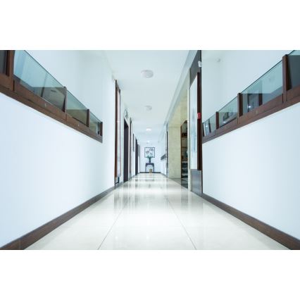 LED таванно осветително тяло със сензор за движение и здрач FOGLER LED/24W/230V Ø 38 см