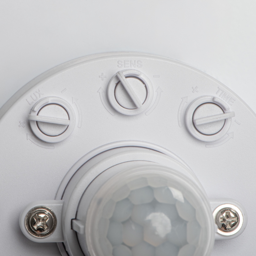 LED таванно осветително тяло със сензор за движение и здрач FOGLER LED/24W/230V Ø 38 см