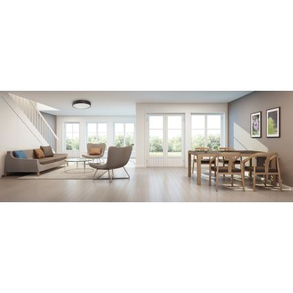 Плафон JASMIN 3xE27/20W/230V бор ø 47,5 см венге