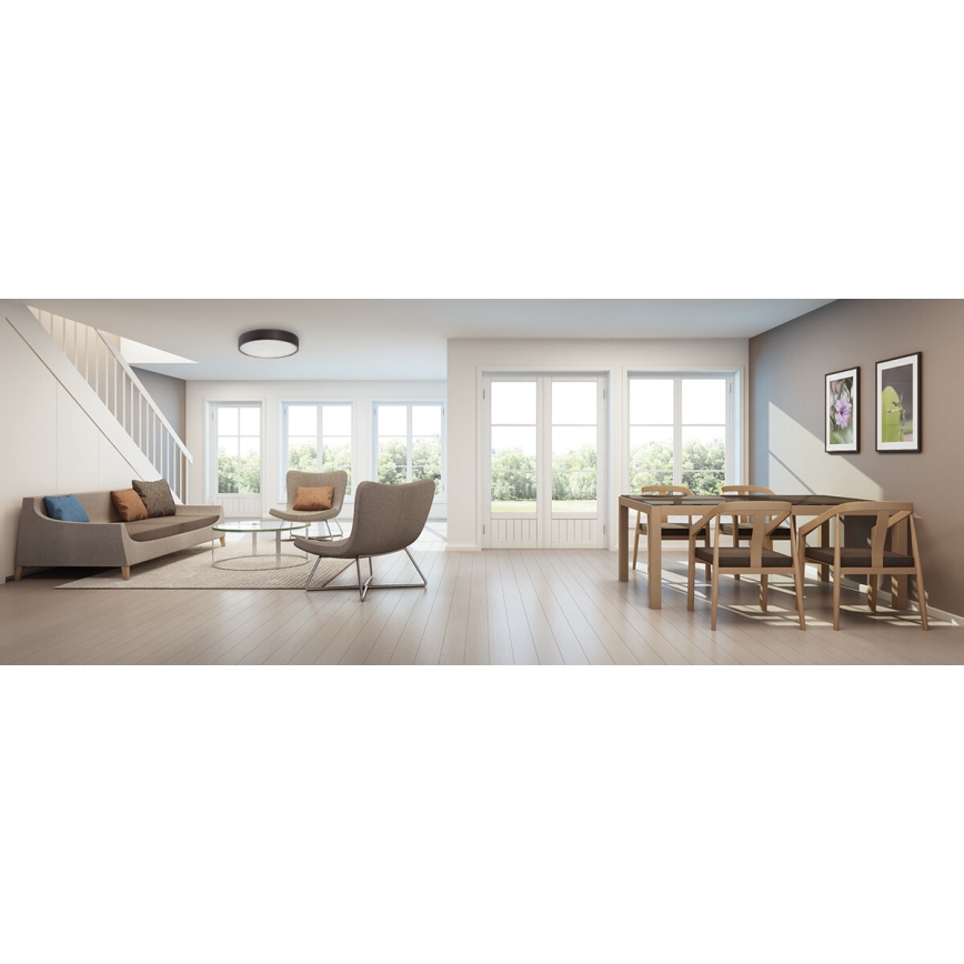 Плафон JASMIN 3xE27/20W/230V бор ø 47,5 см венге