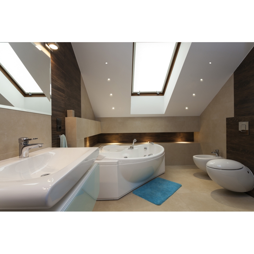 LED Екстериорна лампа за вграждане IMBER LED/1W/12V 4000K Ø 3 см 30 lm IP65 черен