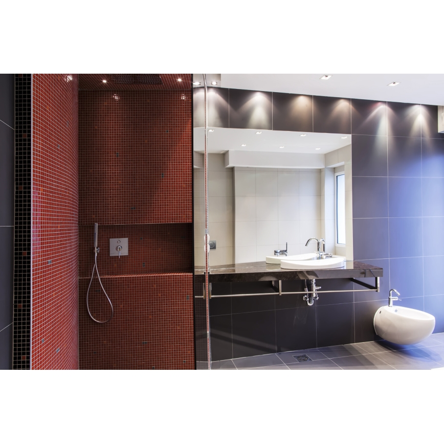 LED Екстериорна лампа за вграждане IMBER LED/1W/12V 4000K Ø 3 см 30 lm IP65 черен