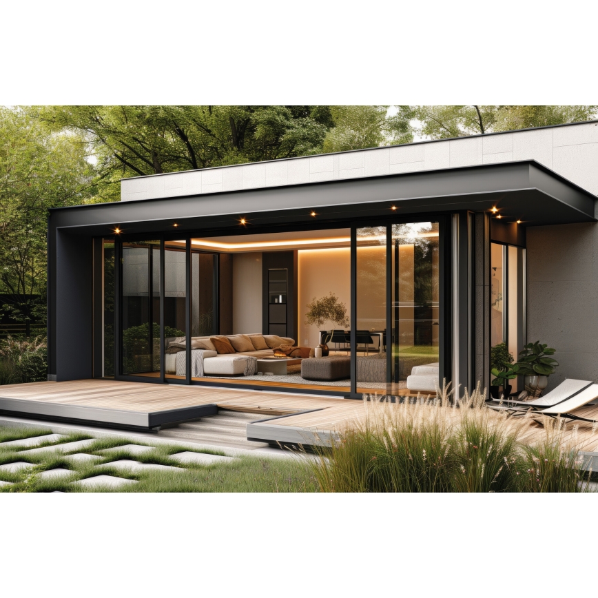 LED Екстериорна лампа за вграждане IMBER LED/1W/12V 6500K Ø 3 см 30 lm IP65 черен