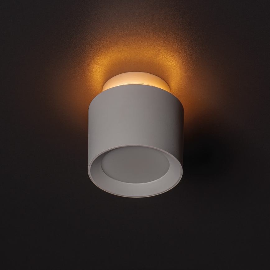 LED точково осветително тяло SONOR LED/6W/230V 3000/4000/5700K + LED/1,5W 2200K Ø 9 см, бяло