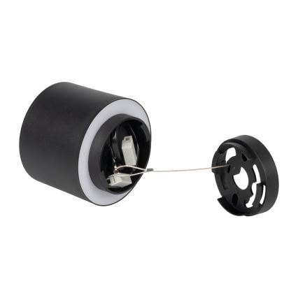 LED точково осветително тяло SONOR LED/6W/230V 3000/4000/5700K + LED/1,5W 2200K диам. 9 см черно