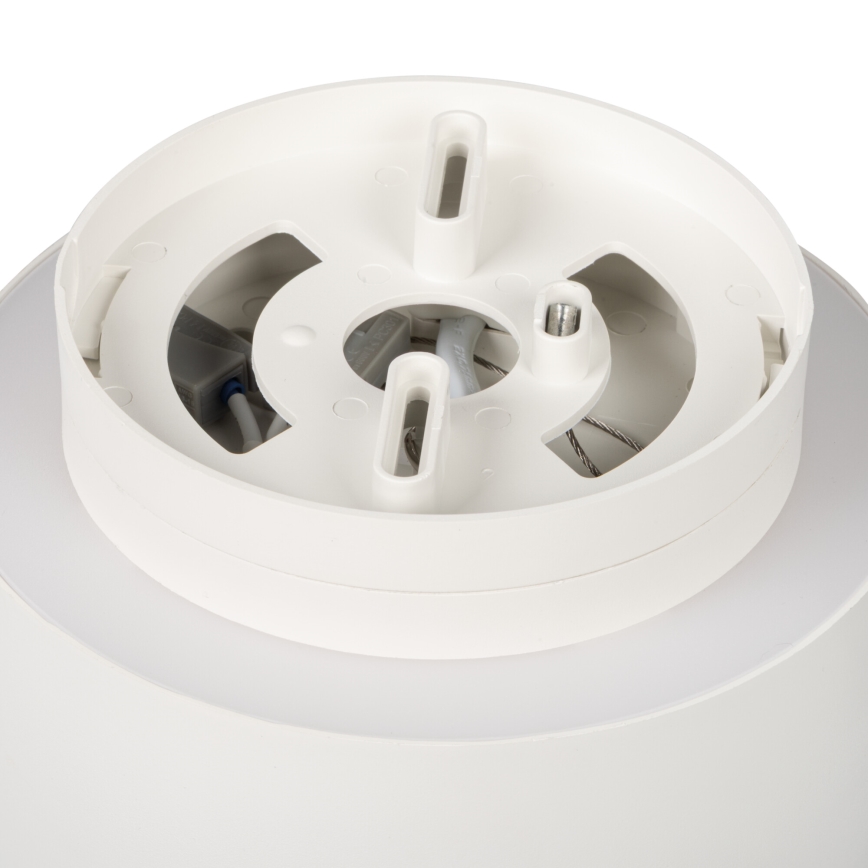 LED точково осветително тяло SONOR LED/12W/230V 3000/4000/5700K + LED/1,5W 2200K Ø 14 см бяло