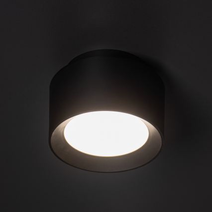 Точково осветително тяло SONOR LED/12W/230V 3000/4000/5700K + LED/1,5W 2200K, Ø 14 cm, черно