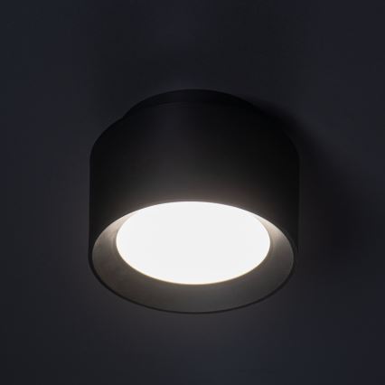 Точково осветително тяло SONOR LED/12W/230V 3000/4000/5700K + LED/1,5W 2200K, Ø 14 cm, черно
