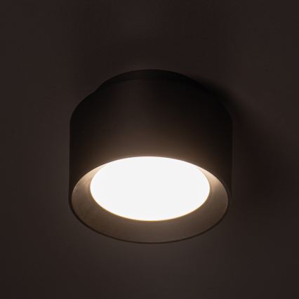 Точково осветително тяло SONOR LED/12W/230V 3000/4000/5700K + LED/1,5W 2200K, Ø 14 cm, черно