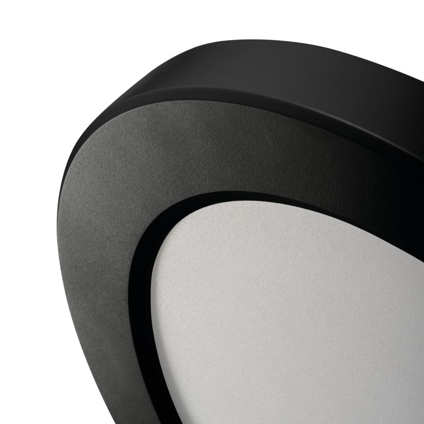 LED таванно/вградено осветително тяло с датчик за движение 2в1 ERGA LED/17W/230V 3000/4000/6500K черно