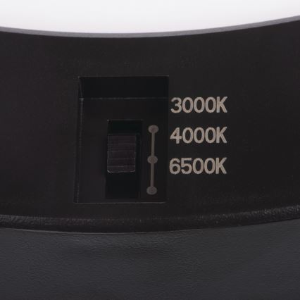 LED таванно/вградено осветително тяло с датчик за движение 2в1 ERGA LED/17W/230V 3000/4000/6500K черно