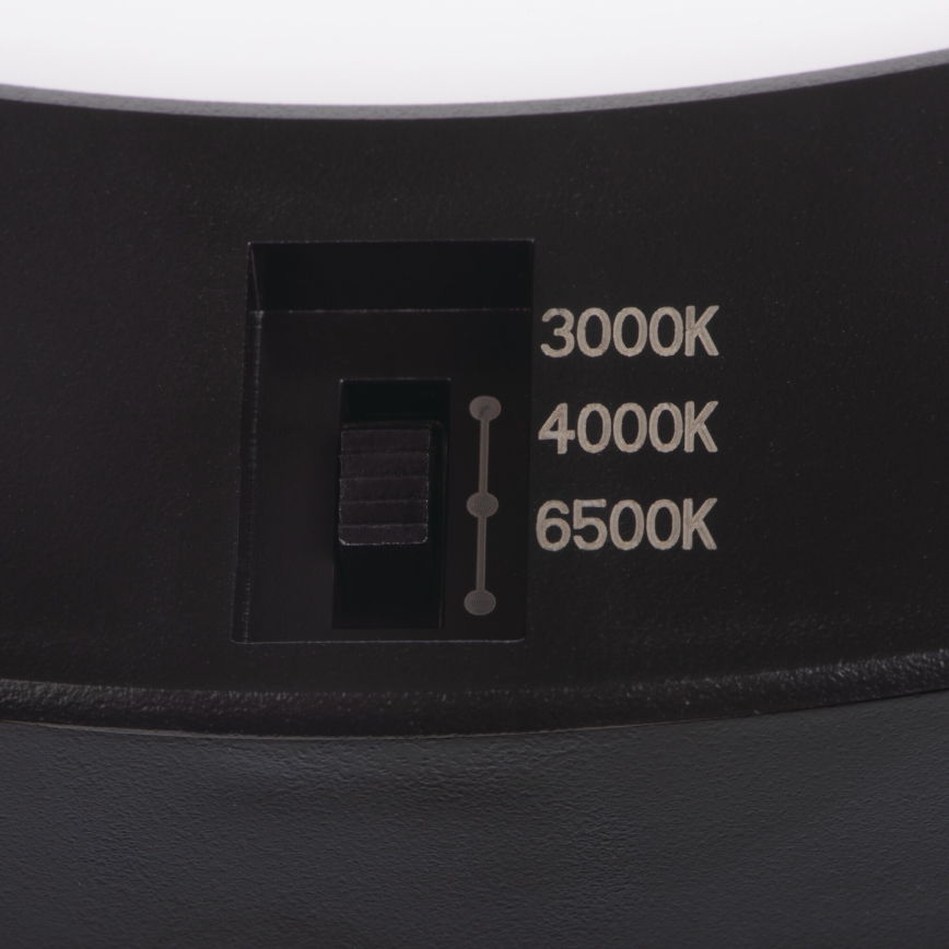 LED таванно/вградено осветително тяло с датчик за движение 2в1 ERGA LED/17W/230V 3000/4000/6500K черно