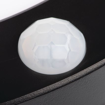 LED таванно/вградено осветително тяло с датчик за движение 2в1 ERGA LED/17W/230V 3000/4000/6500K черно