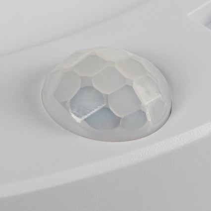 LED Таван/лампа за окачен таван със сензор за движение 2в1 ERGA LED/17W/230V 3000/4000/6500K бял