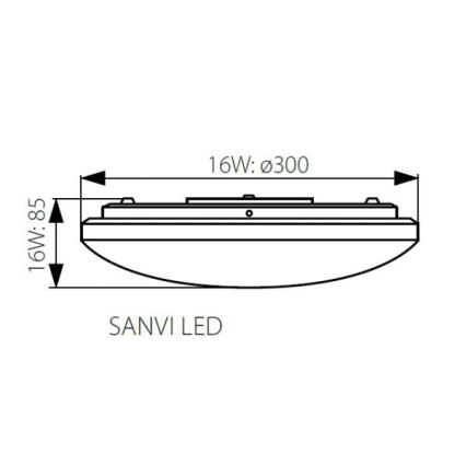 LED Димируема лампа LED/16W/230V