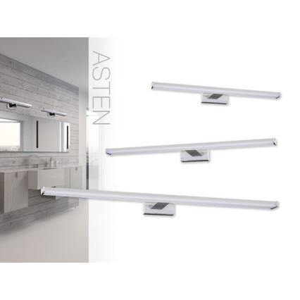LED Лампа за огледало в баня ASTEN LED/8W/230V IP44 бляскав хром