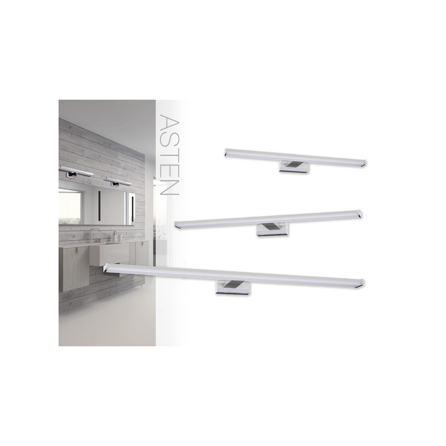 LED Лампа за огледало в баня ASTEN LED/8W/230V IP44 бляскав хром