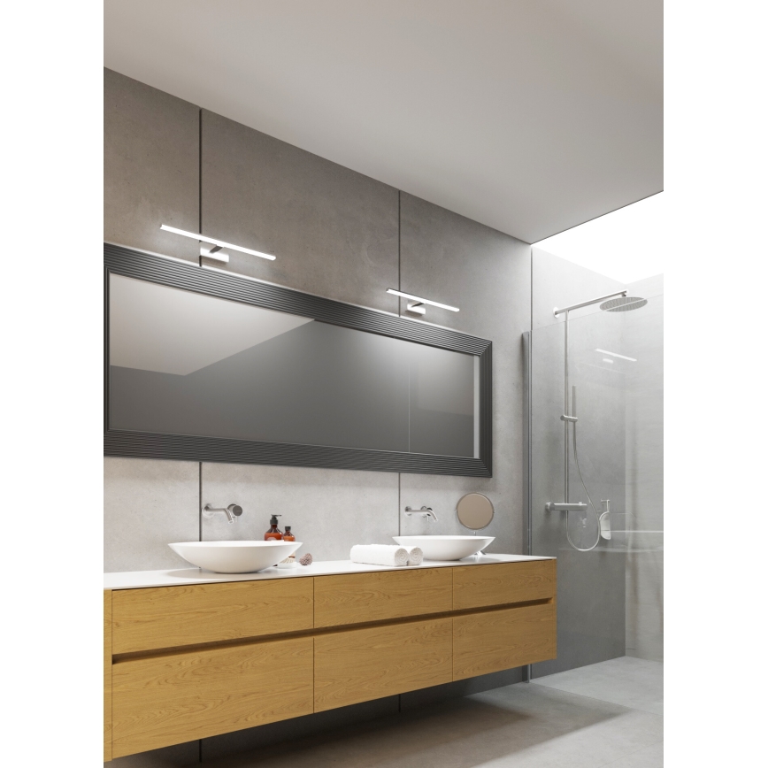 LED Огледално осветление за баня ASTEN LED/8W/230V IP44 лъскав хром