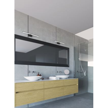 LED Огледално осветление за баня ASTEN LED/8W/230V IP44 черно