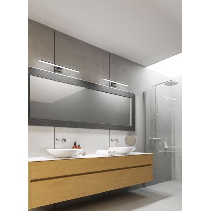 LED Огледално осветление за баня ASTEN LED/12W/230V IP44 черно