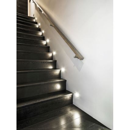 LED осветително тяло за стълбище със сензор LED/0,8W/12V 3000K