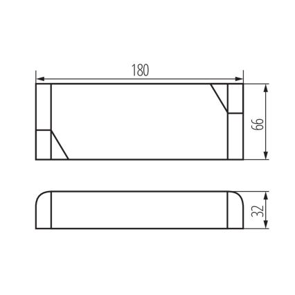 LED Електронен трансформатор 100W/24V