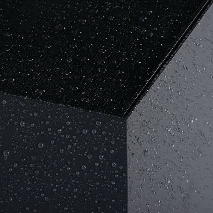 Соларна LED стенна лампа със сензор REKA LED/3W/3,7V 1800 mAh 3000/4000/6500K IP65 черна
