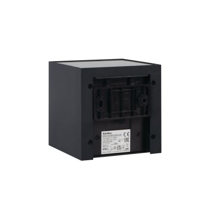 Соларна LED стенна лампа със сензор REKA LED/3W/3,7V 1800 mAh 3000/4000/6500K IP65 черна