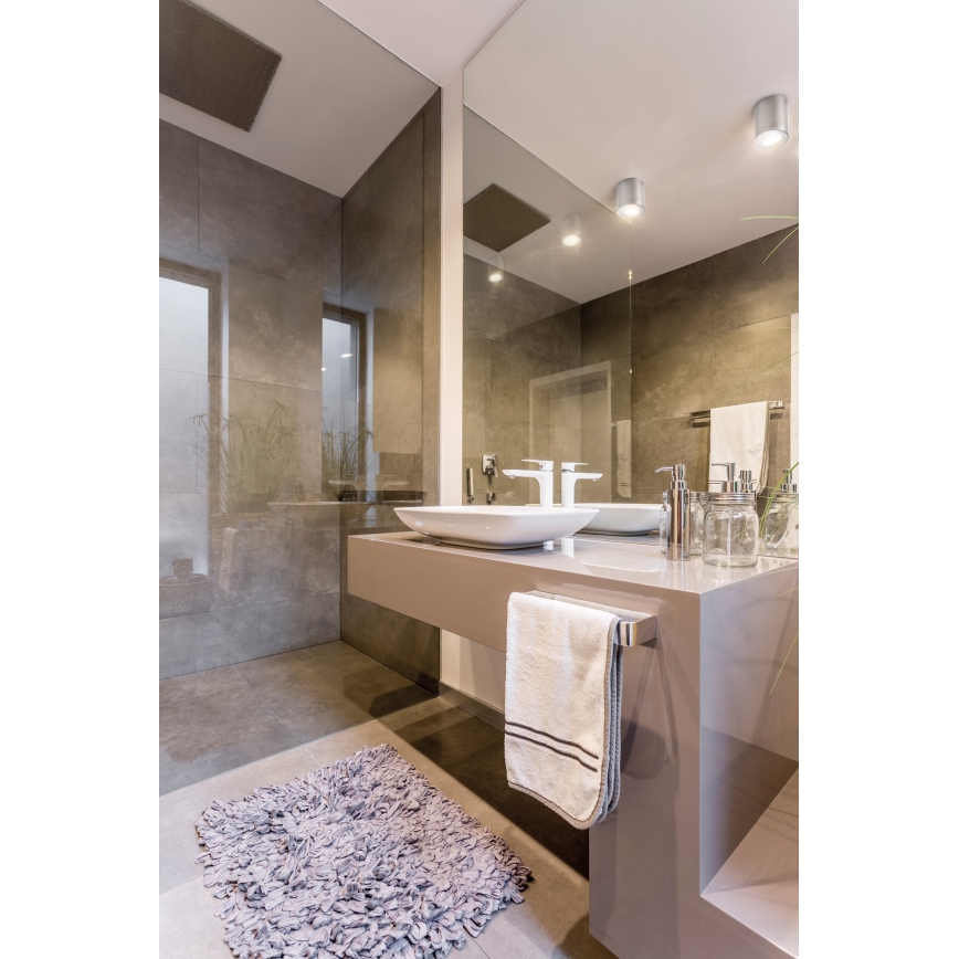 Лампа за баня SANI 1xGU10/10W/230V IP44 матов хром