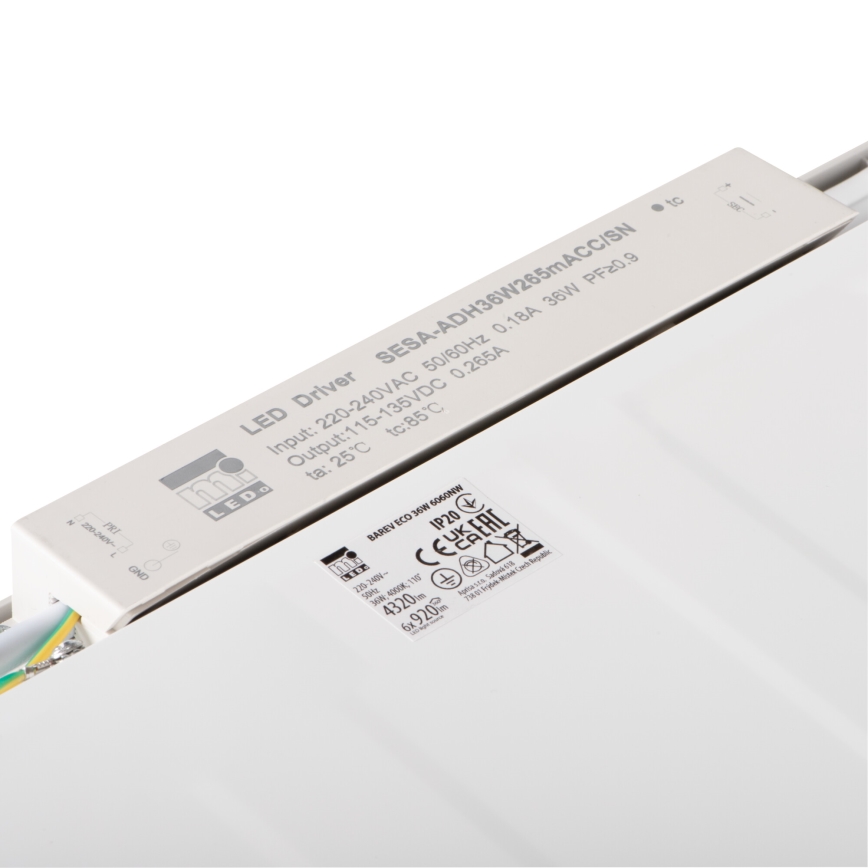 LED панел за окачен таван BAREV ECO LED/36W/230V 4000K 60x60 см