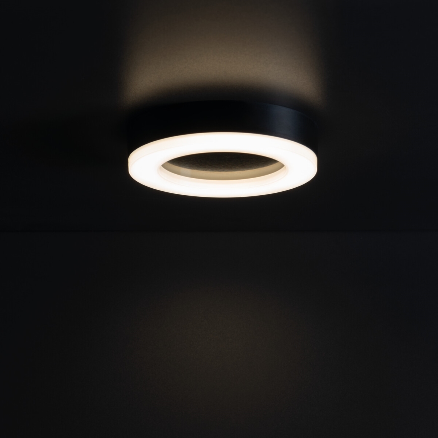 Екстериорна LED лампа за таван TURA LED/15W/230V 4000K IP65 черен