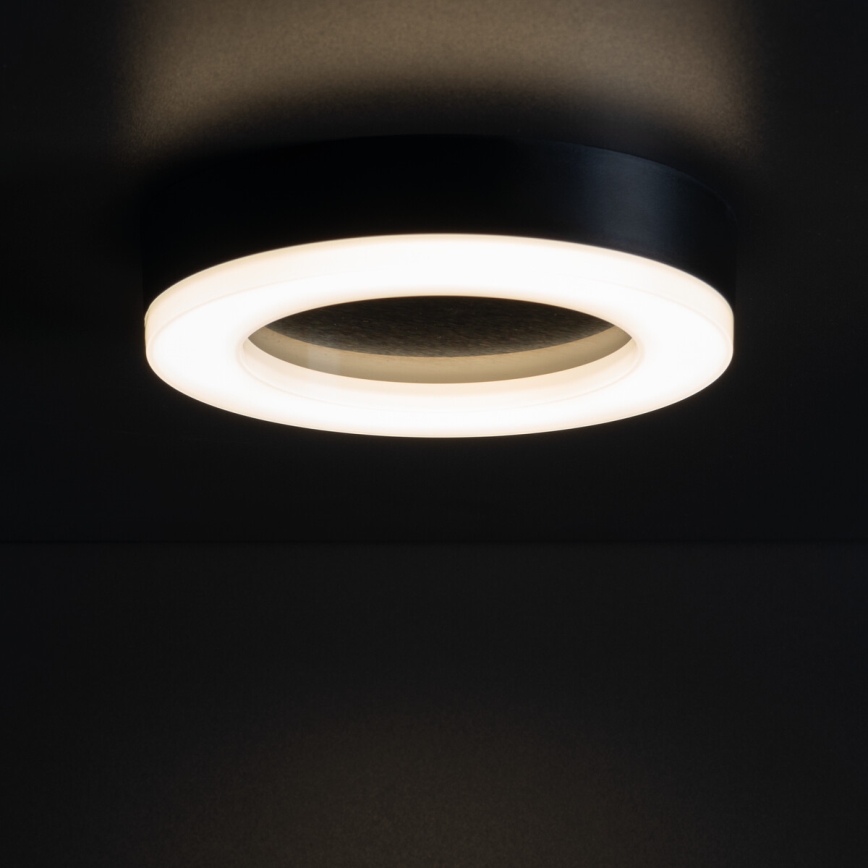 Екстериорна LED лампа за таван TURA LED/24W/230V 4000K IP54 черен