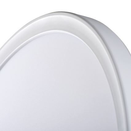 LED плафон AZPO LED/22W/230V 3000/4000/6000K диаметър 42 см IP54 бял