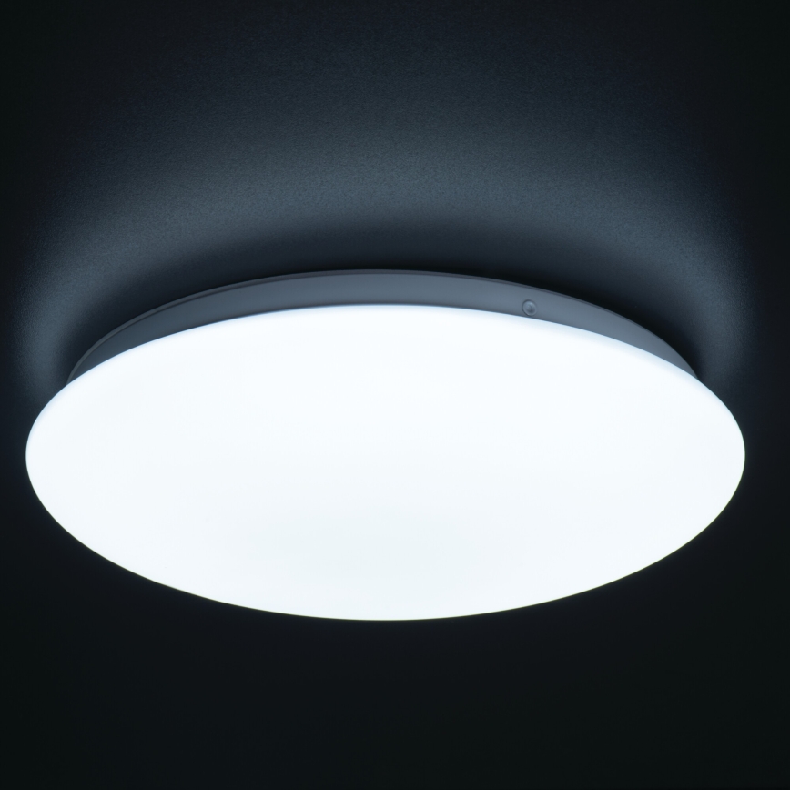 LED таванно осветително тяло за баня със сензор за движение и за здрач CORSO LED/12W/230V 3000/4000/6500K Ø 27,8 см IP44