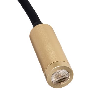 LED гъвкава настолна лампа TONIL LED/3,3W/230V черна/златна
