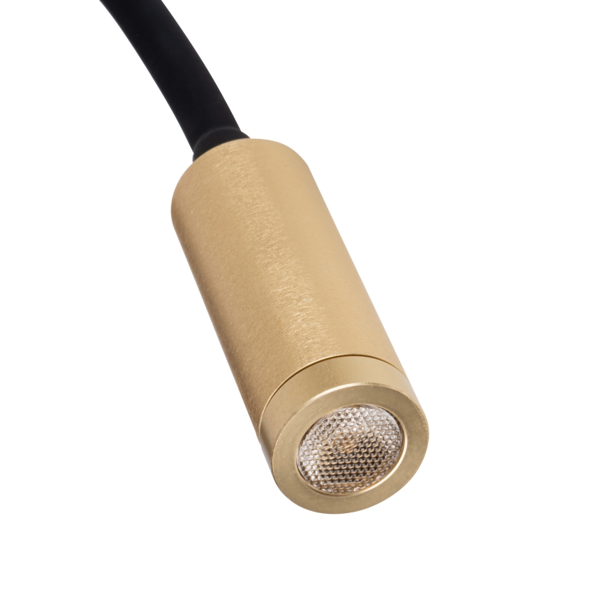 LED гъвкава настолна лампа TONIL LED/3,3W/230V черна/златна