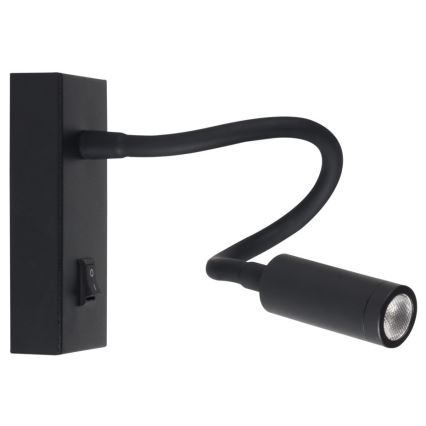 LED гъвкава лампа TONIL LED/2,7W/230V черна