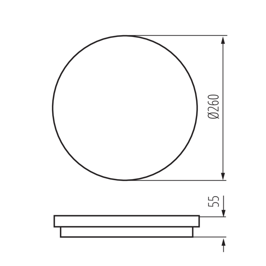 LED Екстериорна лампа BENO LED/24W/230V 4000K антрацит IP54