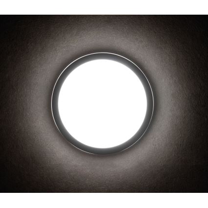 Екстериорна LED лампа със сензор BENO LED/24W/230V 4000K IP54 антрацит