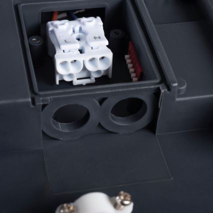 LED Екстериорна лампа със сензор BENO LED/24W/230V 4000K антрацит IP54